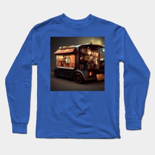 Steampunk Tokyo Ramen Food Truck Long Sleeve T-Shirt